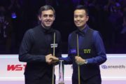 Hongkong Masters Finale: Der Handshake vor dem Spiel zwischen O'Sullivan und Fu