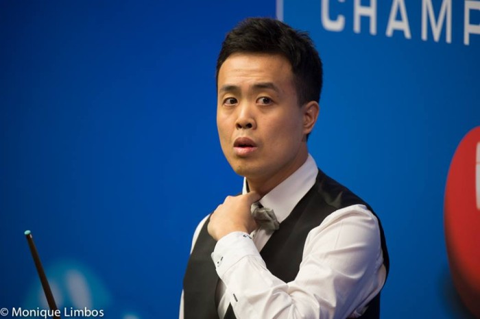Marco Fu mit Maximum Break beim Masters 2015 SnookerPRO