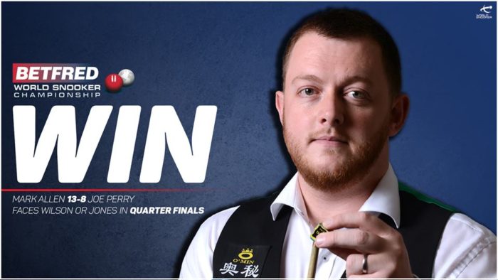 Mark Allen im Viertelfinale