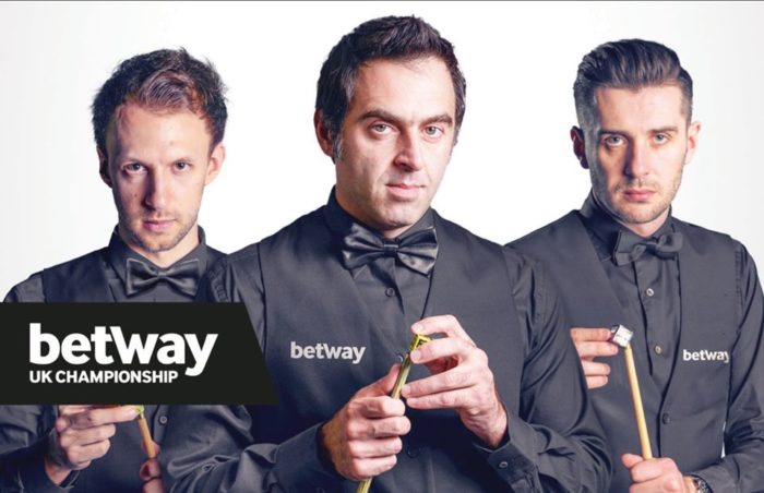 Trump, O'Sullivan, Selby mit betway Logo