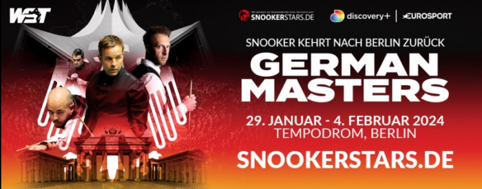 German Masters Banner 29. Januar bis 4. Februar 2024