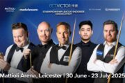 Ein offizielles Promotionsbild für die Championship League zeigt Shaun Murphy, Gary Wilson, Ali Carter mittig im Bild, sowie Si Jiahui und Jak Jones. Das Turnier wird vom 30. Juni bis 23. Juli in der Mattioli Arena in Leicester gespielt.