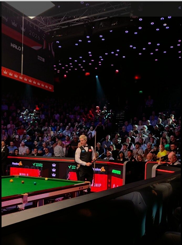 Neil Robertson im Crucible.