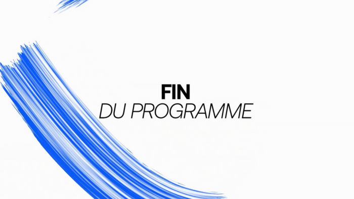 Screenshot aus dem Eurosport-Bild mit der Schrift "FIN DU PROGRAMME"